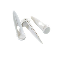 SET OF 4 BEACH PINS WHITE