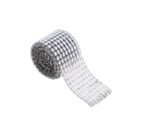 1.5M Diamond Effect Crystal Ribbon shimmering close-up