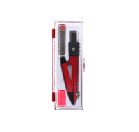 Red Geometry Set 3 Piece