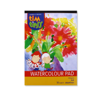 Tim & Tess A4 watercolour pad with 10 sheets