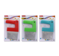 Assorted colour crinkle cut choppers stainless steel blade