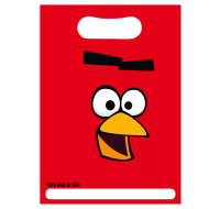 Angry Birds themed party loot bags, 8 per pack