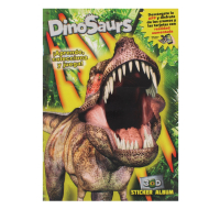 Dinosaurs 3D Sticker Album Spanish