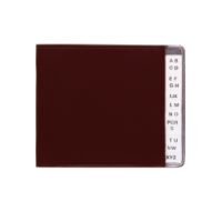 Mini red wallet pocket telephone index for contacts
