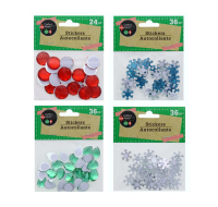 GEMSTONE STICKERS ASSORTED