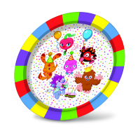 MOSHI MONSTERS 8 PAPER PLATES