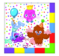 Moshi Monsters 16 pack napkins