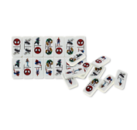Spider-Man 28 piece domino game set