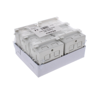 PLASTIC 25MM SINGLE BACK BOX