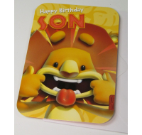 Gemma Noah Happy Birthday Son card with lion