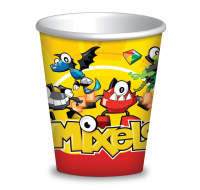 Mixels branded paper cups, pack of eight