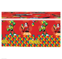 Mixels themed table cover, colourful cartoon design