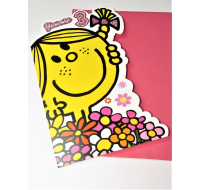 Little Miss Sunshine 'You are 3' birthday card