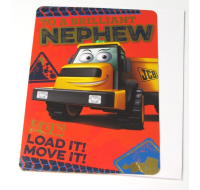 GEMMA JCB NEPHEW BIRTHDAY CARD