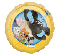 Timmy Time foil balloon, 45cm, featuring the Timmy Time character.