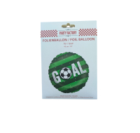 Green Goal Soccer Foil Balloon 45cm
