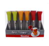 Assorted silicone handle tea infuser stick