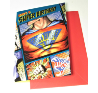 Superman Have A Super Birthday Card featuring DC Comics superhero