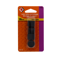 CHAIR LEG TIPS EXTERNAL ROUND PLASTIC 16MM