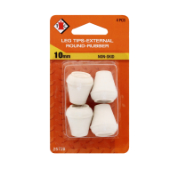 CHAIR TIPS EXTERNAL ROUND RUBBER 10MM