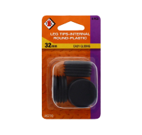 Internal round plastic chair tip 32mm for floor protection