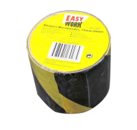 Warning tapes 75mm x 20m for hazard marking
