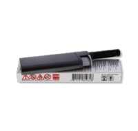 Elfin Mc Black refillable lighter with windproof flame
