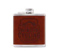Top Bloke's Finest Pour - Personalized Hip Flask- Cycling