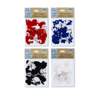 Assorted pack of 100 felt number stickers