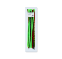 20 Chenille Stems Craft Sticks in assorted colours.