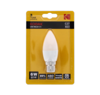 Kodak LED candle bulb, B22 bayonet, warm white