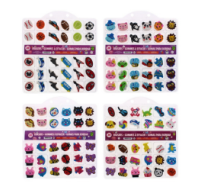 Mini Erasers Assorted Cute Animal Design 30 Pack