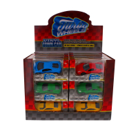 TURBO WHEELS FRICTION CAR METAL