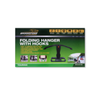 Folding Car Hanger with Storage Hooks