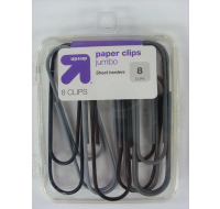 8 Jumbo Paper Clips In Case