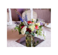 Decor Square Mirror Plate 30x30cm for decorative and craft use