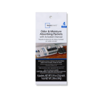 Pack of four odour and moisture absorbing packets