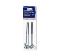 Pack of 4 galvanised wire straining bolts
