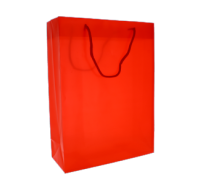 Red gift bag with rope handle 38x28x11.4cm
