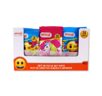Emoji On The Go Wet Wipes 20 Count Packs