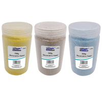 DINA DECORATIVE SAND YELLOW BROWN BLUE 500G
