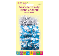 DINA PARTY TABLE CONFETTI ASSORTED 8 SACHETS