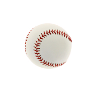 White leather baseball