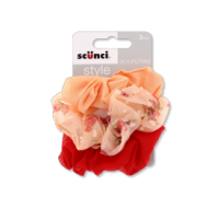 Floral Scrunchies 3 Pcs Assorted