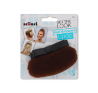 Brown Updo Bow Half Hollywood hair accessory