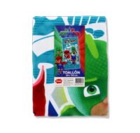 PJ Masks towel featuring popular children's characters