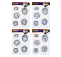 JOKE STICKERS BROKEN GLASS ASSORTED