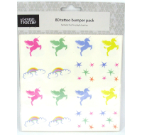 80 Piece Temporary Tattoo Bumper Pack assorted designs