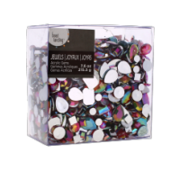 Iridescent acrylic diamonds 215g bulk