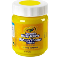 Crayola Washable Kids Paint Yellow 2oz bottle